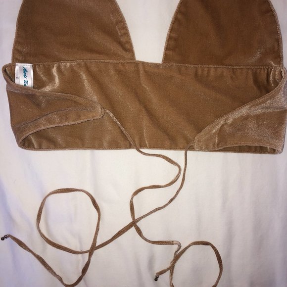 ANDI BAGUS tie crop top - S/M - Picture 2 of 9